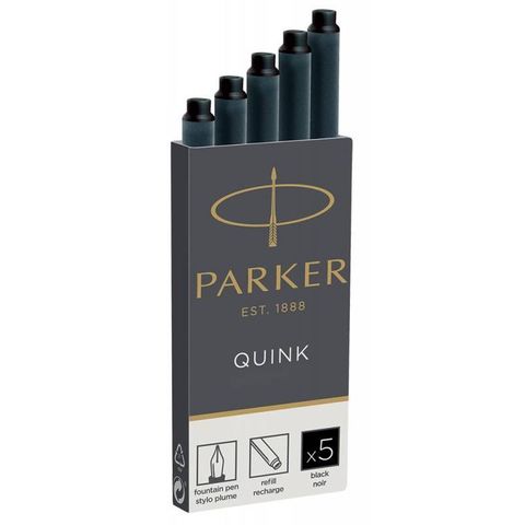 Картридж для перьевой ручки Parker Z11 неводостойкие чернила Black (5шт) (1950382)