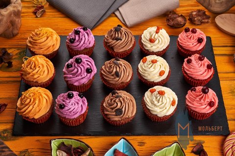 Ассорти капкейков, 15 шт.