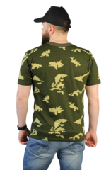 Купить камуфляжную футболку пограничник - Магазин тельняшек.ру 8-800-700-93-18Футболка камуфляж Граница в Магазине тельняшек