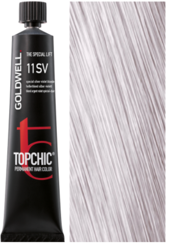 Goldwell Topchic 11SV серебристо-фиолетовый блондин TC 60ml