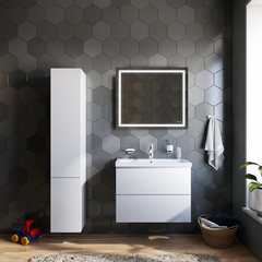 Тумба с раковиной подвесная, 75 см AM.PM GEM - M90FHX07522WG