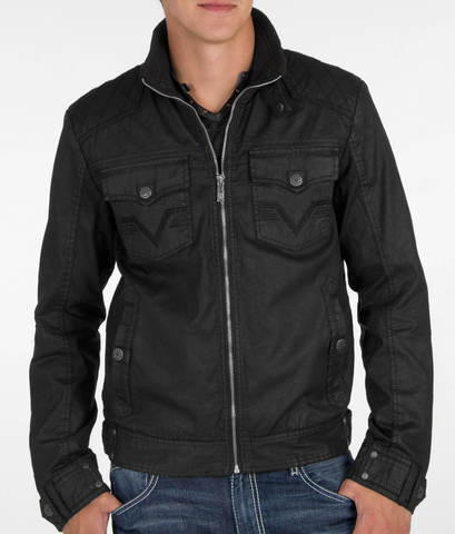 Affliction | Куртка мужская Black Premium Riverbend Jacket 110OW015 перед