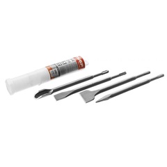 ЗУБР 4 шт, 250 мм, SDS-Plus, набор зубил (29230-Н4)