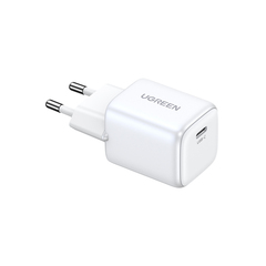 Зарядное устройство UGREEN CD318 Nexode Mini USB-C 20W PD GaN Fast Charger RUS, белый