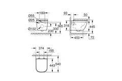 Унитаз подвесной с сиденьем, альпин-белый Grohe Euro Ceramic 39703000