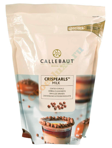 Хрустящие шоколадные шарики Callebaut Crispearls (молочный шоколад)