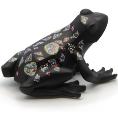 Статуэтка Frog Black Лягушка черная Nadal
