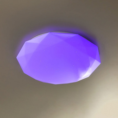 Люстра светодиодная Ситилюкс CL733680G RGB Астрон Белый с Пультом