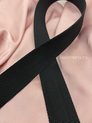 Лента ременная стропа черная 30мм