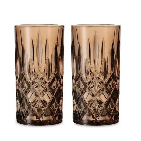 Набор стаканов высоких 2шт 395мл Nachtmann Noblesse Colors бронзовый