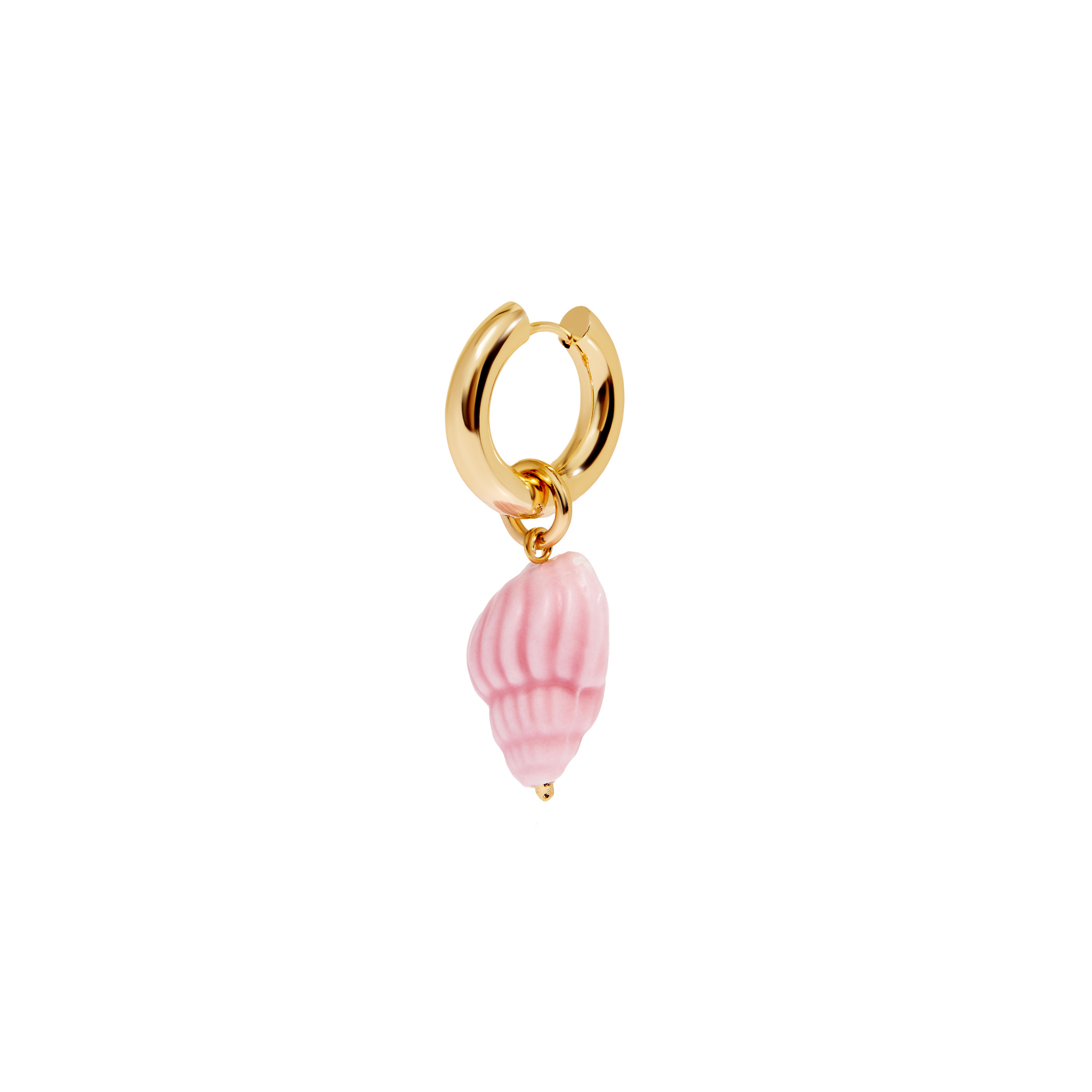

Серьга/подвеска на купальник Ceramic Shell - Pink