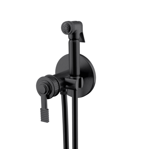 Remer AL65ZCFP Гигиенический душ со смесителем Remer Atelier AL65ZCFP, черный брашированный хром