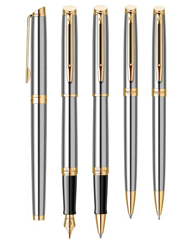 Ручка шариковая Waterman Hemisphere St. Steel GT (S0920370)