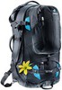 Картинка рюкзак для путешествий Deuter Traveller 60+10 Sl Black-Turquise - 1