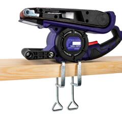 Шлифмашина ленточная ПУЛЬСАР ЛШМ 1100С (1100Вт, лента 76х533, 120-380м/мин, струбцины, 4,1 кг)