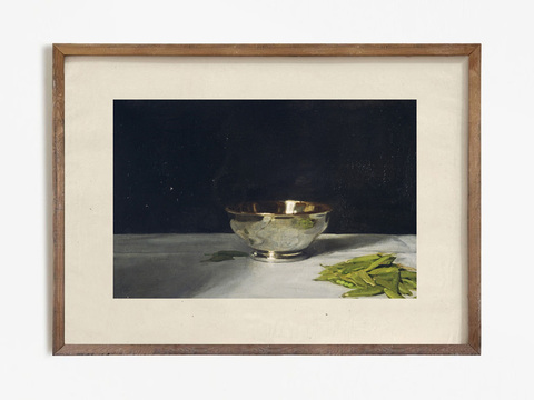 Арт принт 'Bowl with green peas'