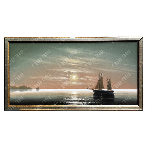 Кириллов К. Вечер на море. Масло. 2020-е гг.