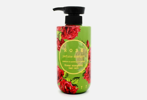 JIGOTT Шампунь для волос ПАРФЮМИРОВАННЫЙ/РОЗА ROSE PERFUME SHAMPOO (500 мл)