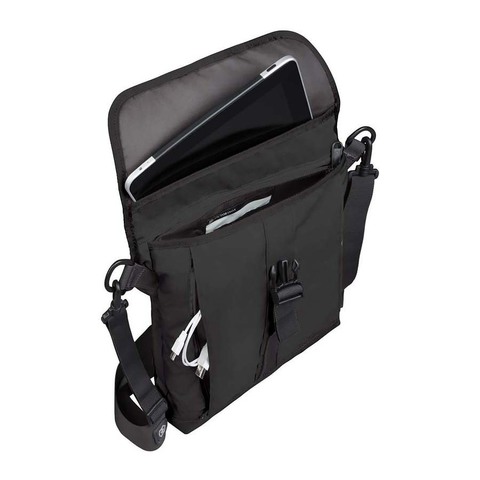 Сумка Victorinox Altmont 3.0 Flapover Bag, черная, 27x6x32 см, 5 л