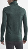 Утеплённая беговая рубашка Craft Fuseknit Comfort Green мужская