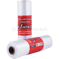 Фасовочный пакет в рулонах 24*37 см "Люкс"