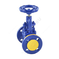 Клапан запорный чугун 215A Ду 50 Ру16 Тмакс=300 оС фл со штурвалом сальниковый Zetkama 215A050C00