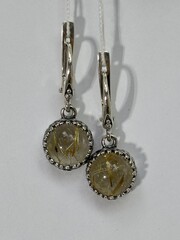 Искра (серьги из серебра)