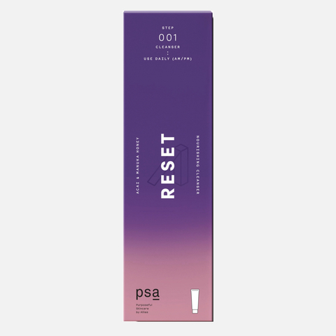 ДЕФЕКТ УПАКОВКИ: PSA RESET Acai & Manuka Honey Nourishing Cleanser Восстанавливающее очищающее средство с ягодами асаи и медом манука, 100 мл