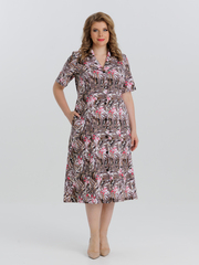 4536 Халат на пуговицах