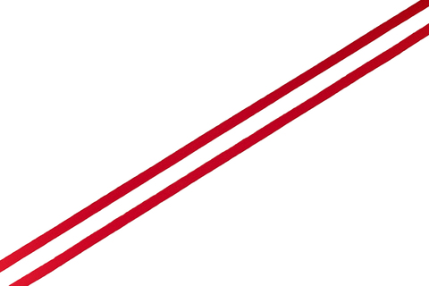 Резинка бретелечная красная 5 мм (цв. 100), 609/5