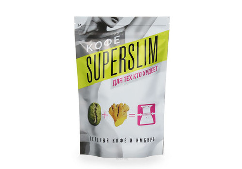 Напиток кофейный с зеленым кофе и имбирем "КОФЕ Superslim", 42г