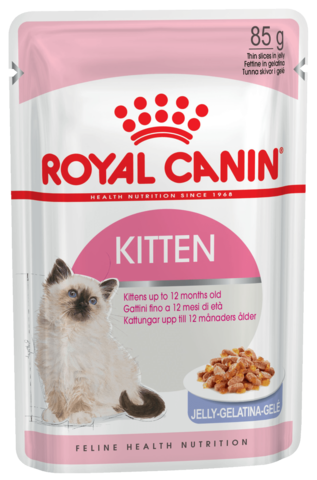 Royal Canin Kitten Instinctive желе для котят от 4 до 12 месяцев