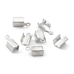 Концевик зажим, р. 6х3 мм, ~200 шт, т. никель