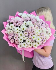 Букет из 19 кустовых хризантем