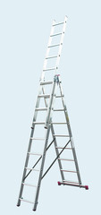 Трехсекционная универсальная лестница CORDA 3х9 (10391)