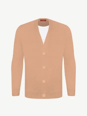 Кардиган с пуговицами из шелка