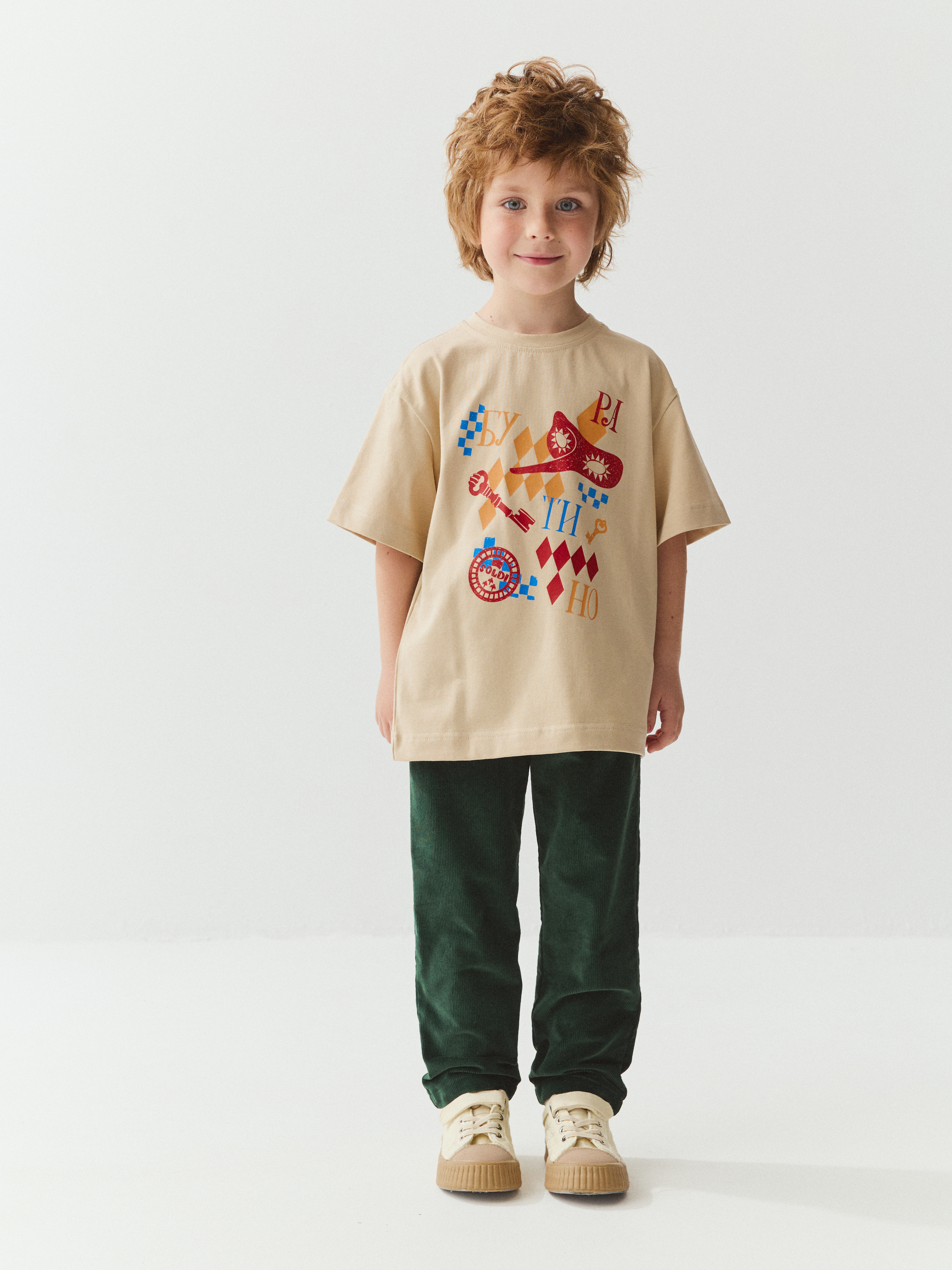 футболка оверсайз "кукольный театр"  купить с доставкой