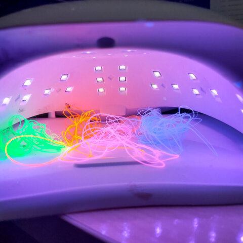 Полиамид светящийся GLOW 6000 сиреневый