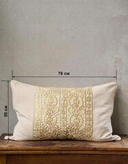 Наволочка декоративная из хлопка арт. НАВ/ХЛ/МОЛ-МОЛ76х50