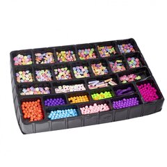 
          Набор для создания украшений-бусины Alingar, 465х335х40мм,"Fashion jewelry 2", 12 вид. бус., подвес, 2х1,2 м леска, карт. уп.