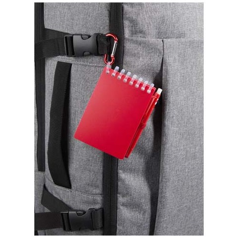 Lig Mini набор из блокнота в мягкой обложке из переработанного пластика и шариковой ручки (синие чернила)