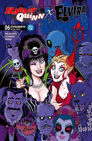 Harley Quinn x Elvira #6 (Cover A) (ПРЕДЗАКАЗ!)