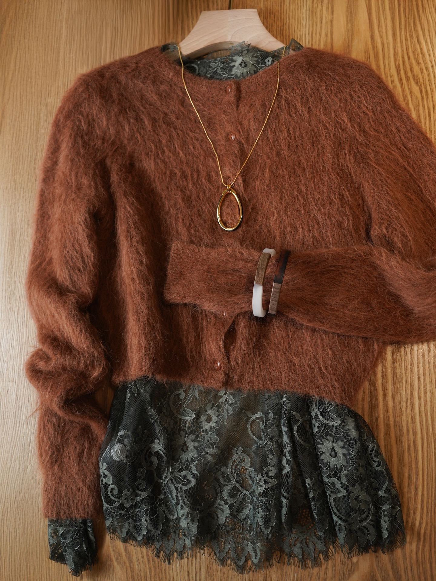 Укороченный кардиган из смесовой альпаки