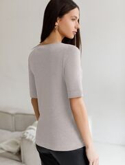 Джемпер  из премиального хлопка с эластаном  D49.112 (124278)