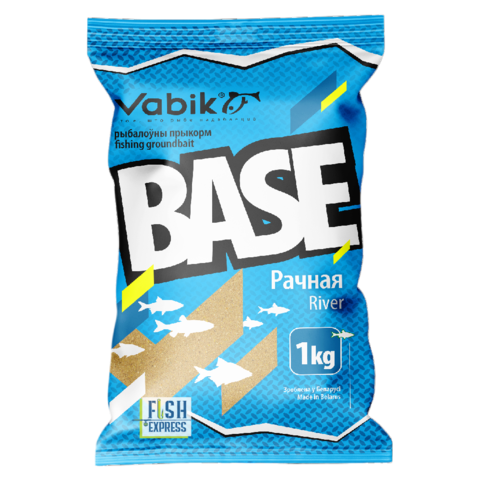 Прикормка Vabik BASE Речная 1кг 10 шт/уп.