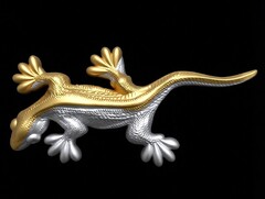 Силиконовый молд № 541 Ящерица большая левая