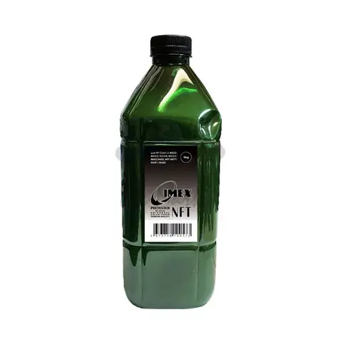 Тонер IMEX Универсал тип NFT для HP Color LJ M552, M553, M554, M555, M652, M653, MFP M577, M681/M682- 1кг, черный, Polyester Green Line