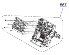 Узел прочистки печатающей головки Epson Pump cap assembly and cleaning unit оригинальный 1A37793