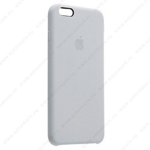 Накладка Silicone Case для Apple iPhone 6s Plus/ 6 Plus матово-голубой