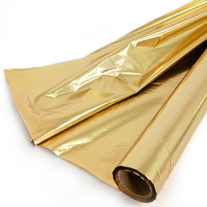 Полисилк, Металл, Желтое золото (Золото + Золото), 100 см*20 м.
